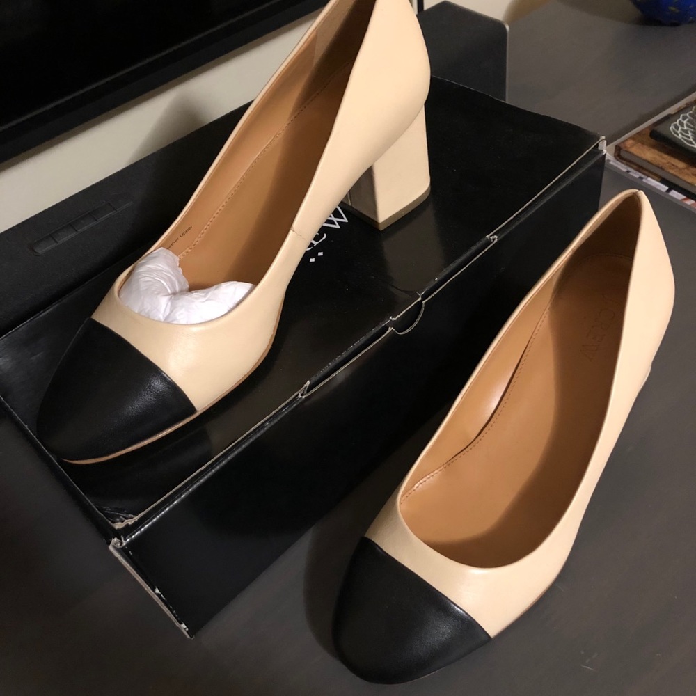 J. Crew Bryn Cap Toe Heels
